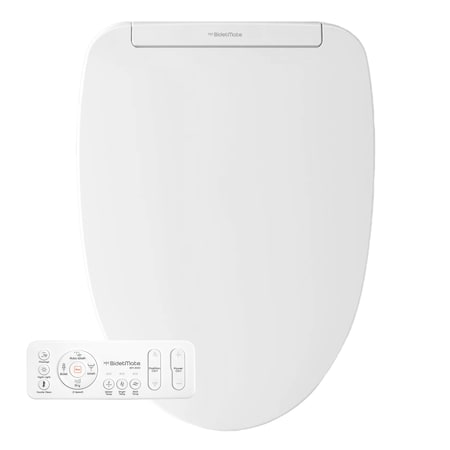 Bidetmate 3000 Series Bidet Seat, Remote Control, Elongated, White BM-3000R-E